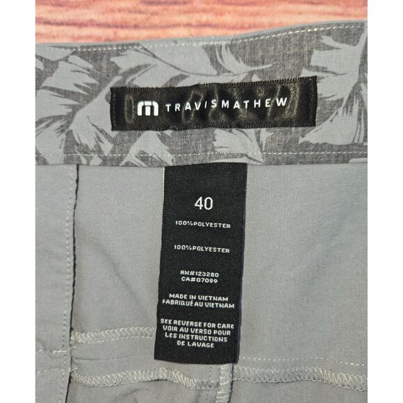 Travis Mathew Mens Grey Golf Shorts Size 40 - Picture 3 of 8